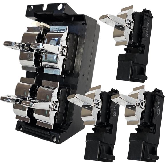 1991-1996 Chevrolet Caprice and 1994-1996 Impala SS Window Switch Set (1991, 1992, 1993, 1994, 1995, 1996, 91, 92, 93, 94, 95, 96)