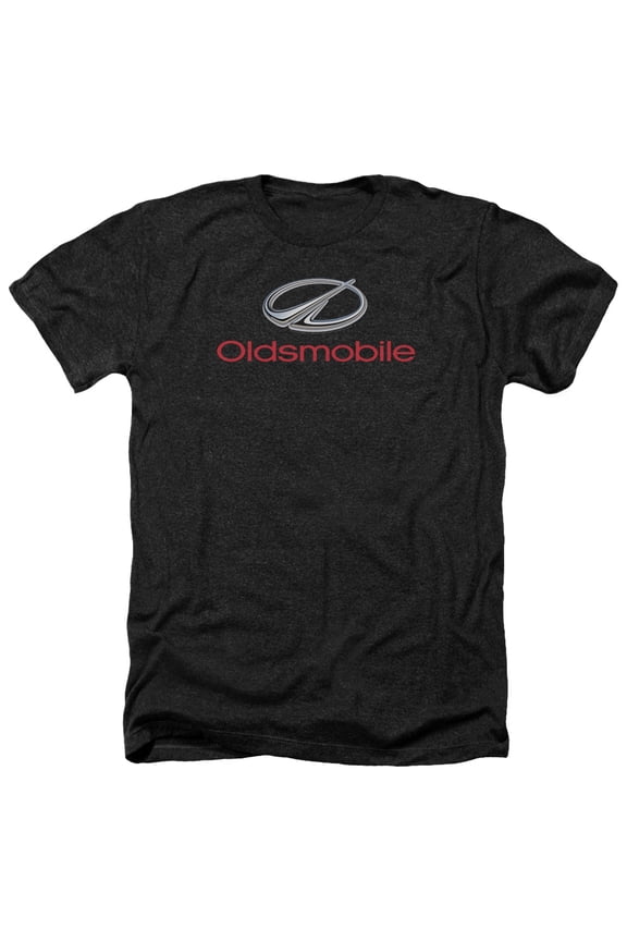 Oldsmobile - Modern Logo - Heather Short Sleeve Shirt - XX-Large