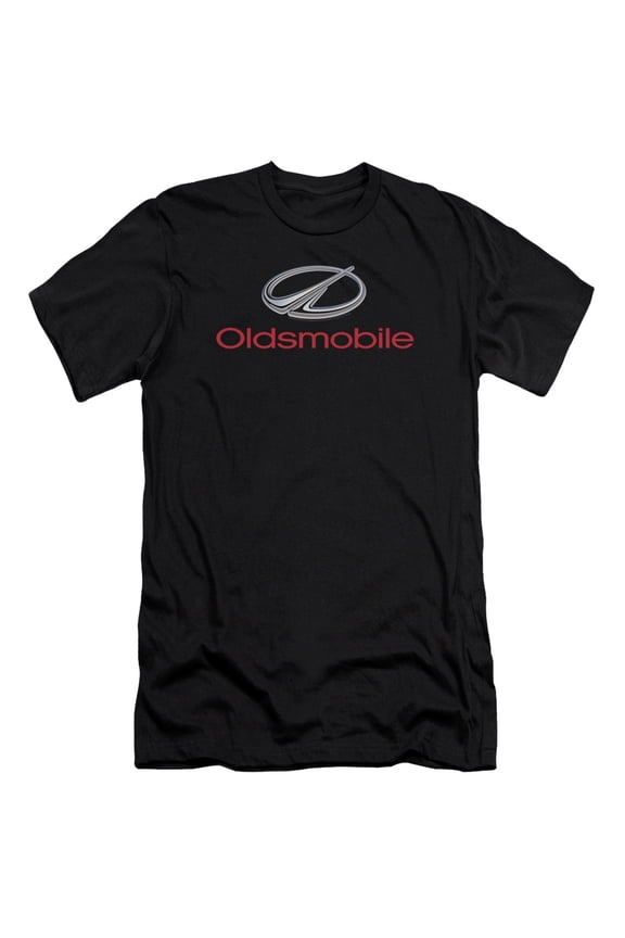 Oldsmobile Modern Logo Adult 30/1 T-Shirt Black