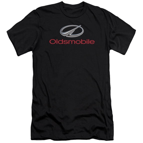 Oldsmobile Modern Logo T-shirt Black Adult Unisex 100% Cotton Short Sleeve