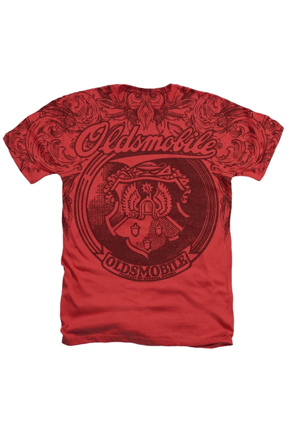 Oldsmobile - Vintage Logo - Heather Short Sleeve Shirt - Medium