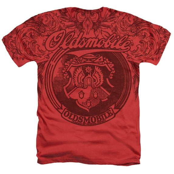 Oldsmobile - Vintage Logo - Heather Short Sleeve Shirt - X-Large