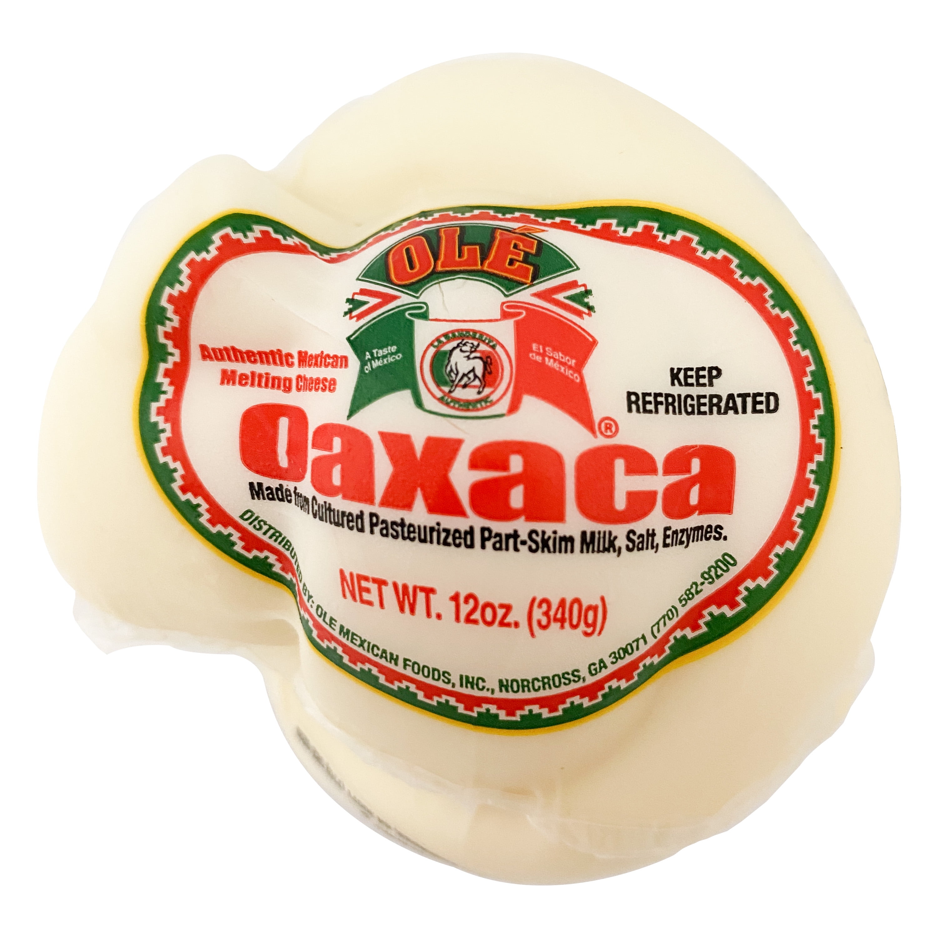 Ole Mexican Foods Oaxaca Melting Cheese, 12 Oz Plastic Wrap - Walmart.com