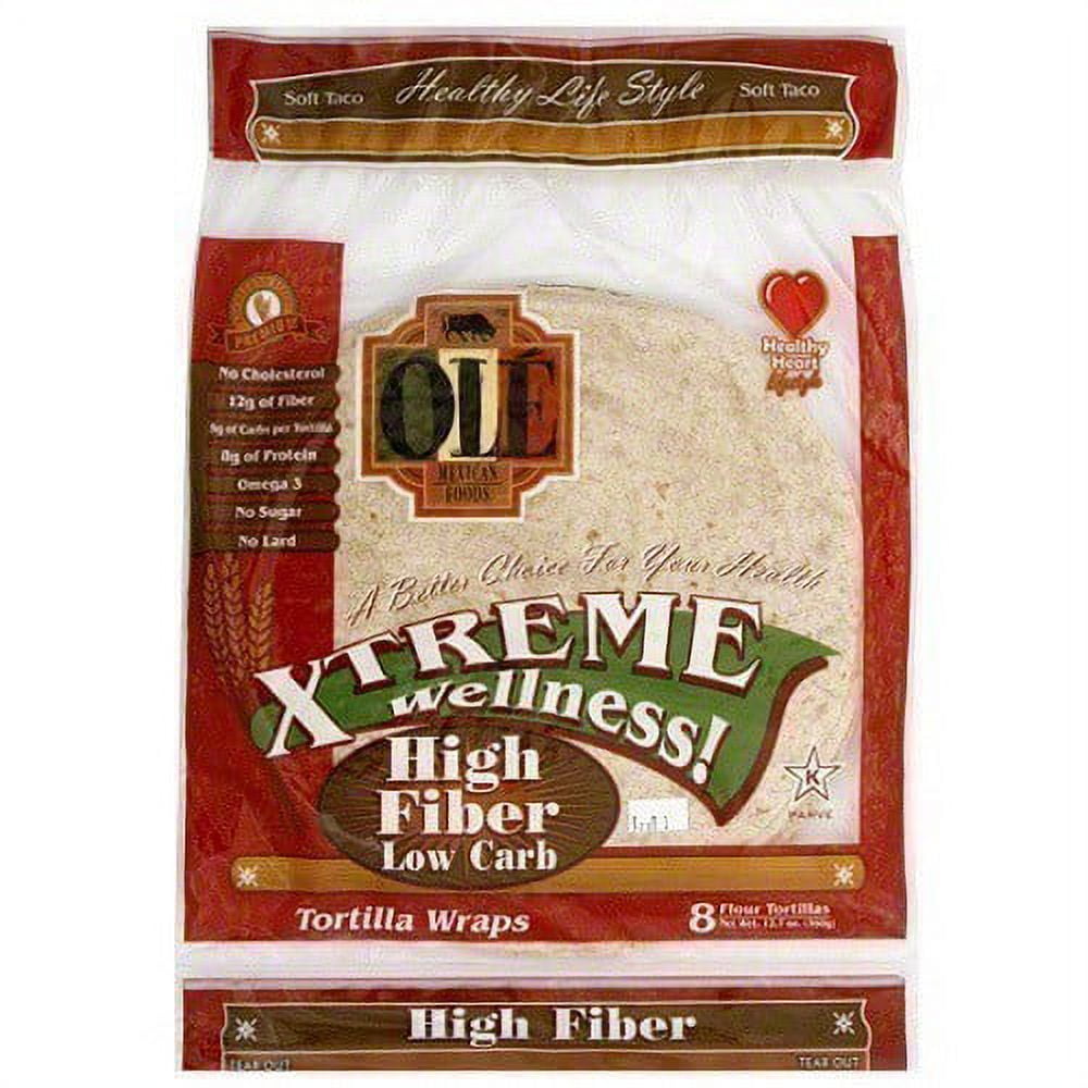 Ole Mexican Xtreme Wellness High Fiber Low Carb (6 Pack, 48 Tortillas