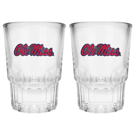 Ole Miss Rebels 2-Piece Prism Shot Glass Set
