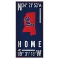 thumbnail image 1 of Ole Miss Rebels 6'' x 12'' Team Coordinate Sign, 1 of 1