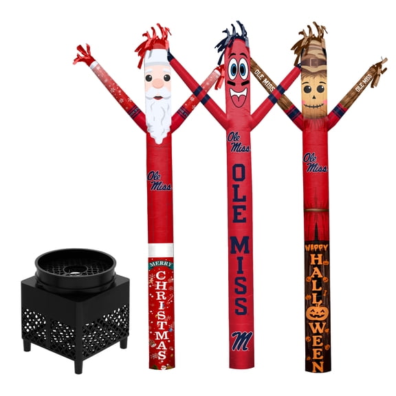 Ole Miss Rebels Inflatable Crazy Sports Fan Bundle Set