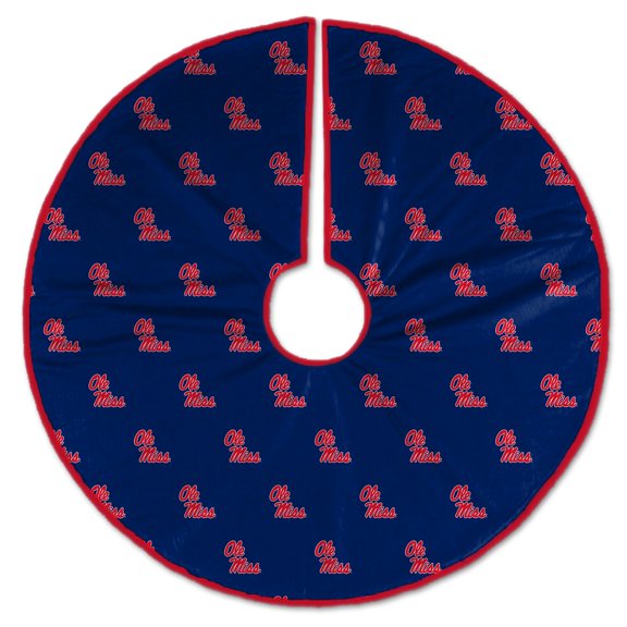 Ole Miss Rebels Microplush Christmas Tree Skirt