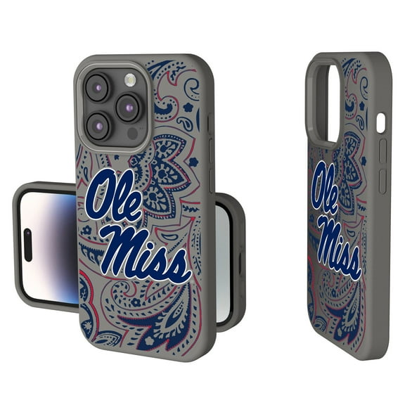 Ole Miss Rebels Paisley iPhone Soft Touch Case