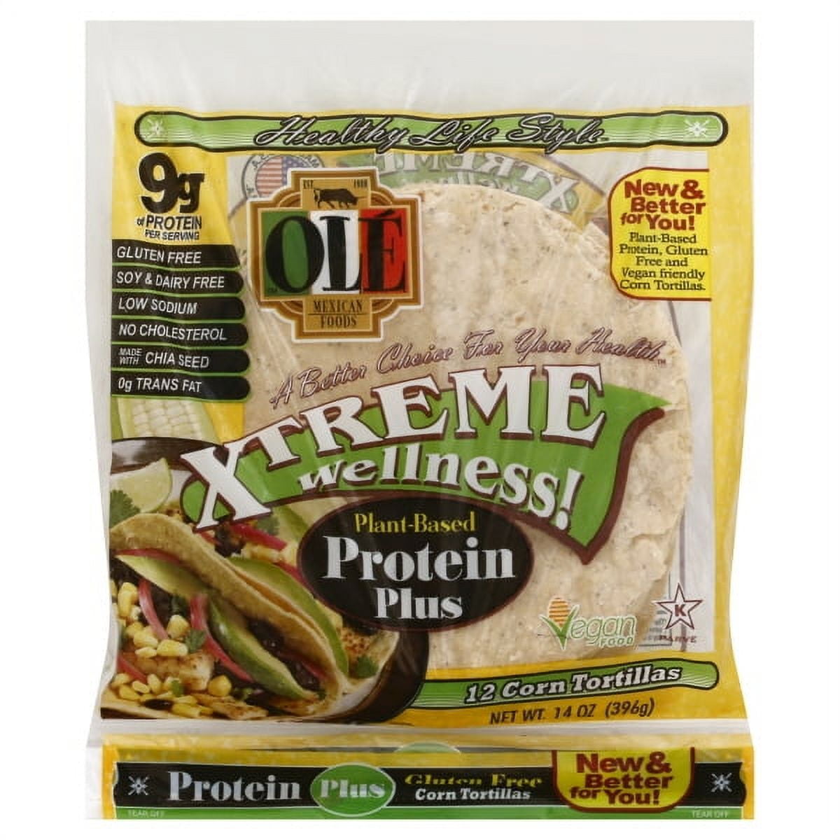 Ole Xtreme 7" Protein Plus Corn Tort