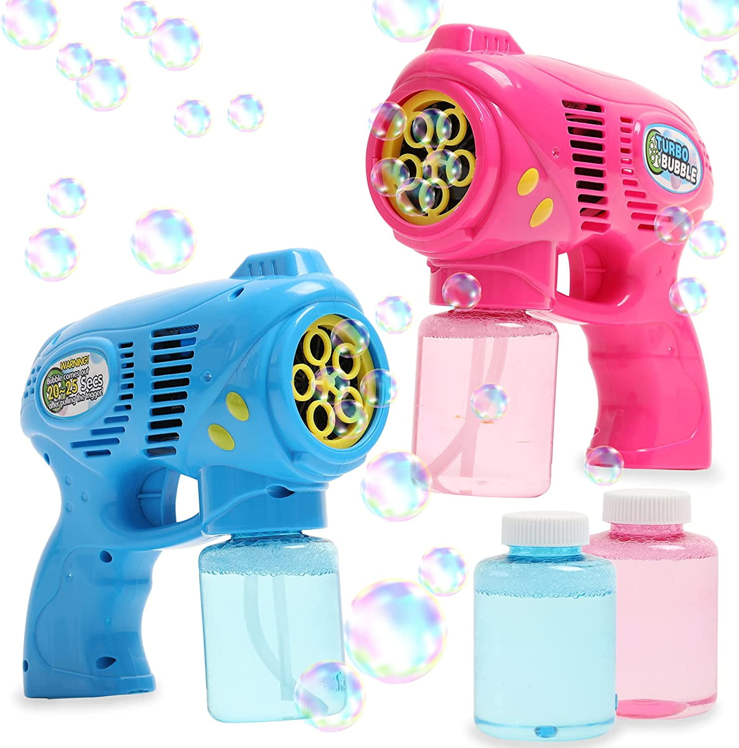 GreatPro Rifle Bubble Gun, Bubble Machine Bubble Shooter for Kids with  Bubbles 5000+ Per Minute with Bubble Solution*2 for Outdoors