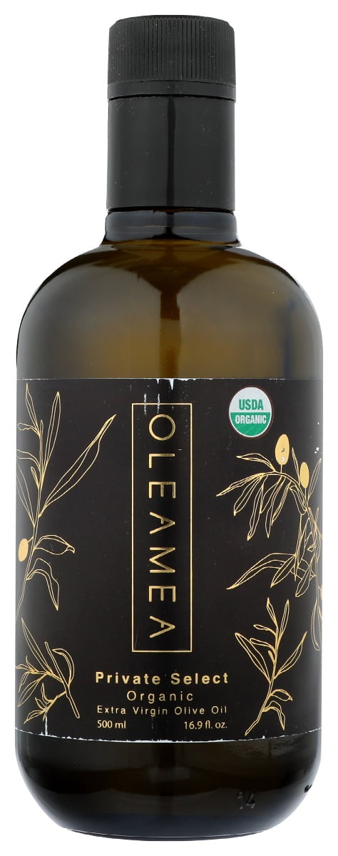 Oleamea Olive Oil: Organic Private Select Extra Virgin Olive Oil, 500 Ml Pack Of 6