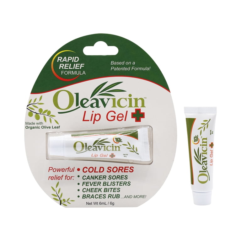 Oleavicin Lip Gel - Natural Cold Sore Relief, Soothing