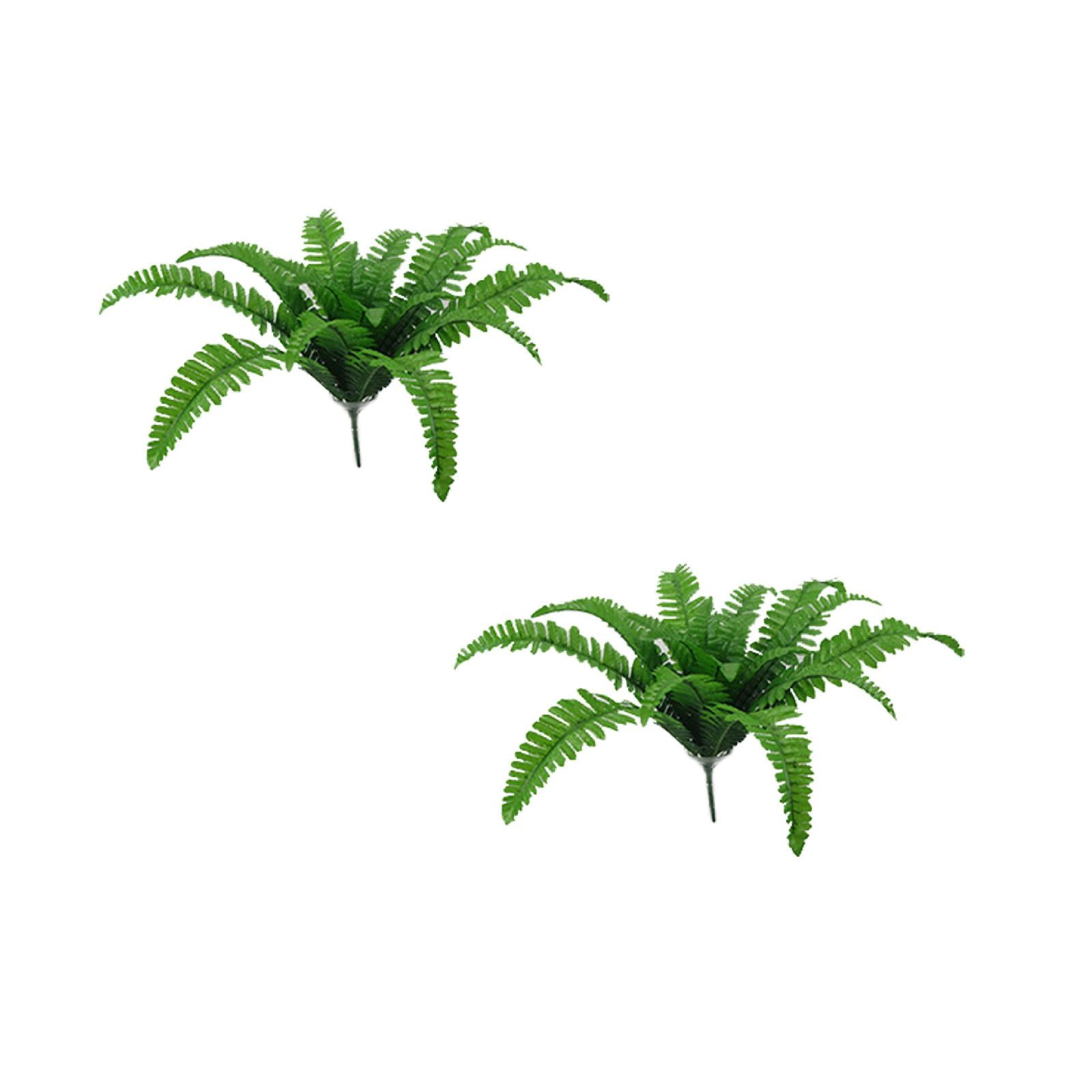 Oleegame 2PC Fake Flower Bouquet Realistic Artificial Plants Outdoor