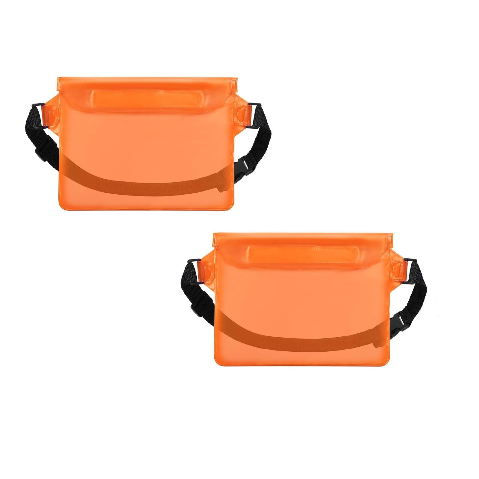Oleegame 2PC Pouch With Adjustable Waist Strap Dry Bag Keeps Cell