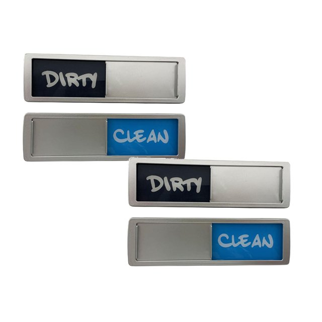 Oleegame 2PC Wall Stickers Advanced Dishwasher Clean And Dirty