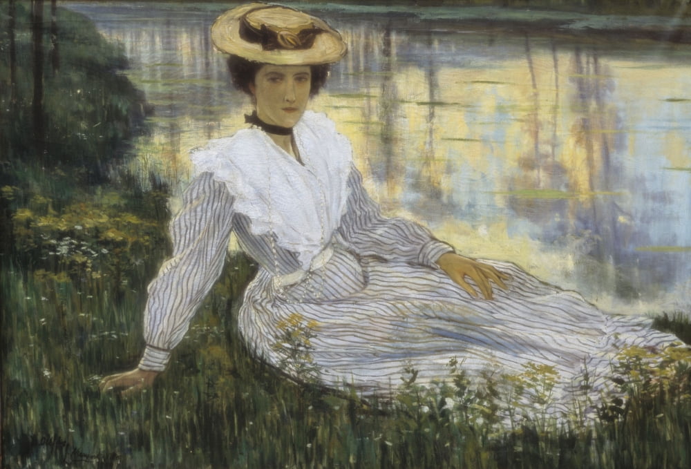 Oleffeauguste (1867-1931) Canvas Art - (36 x 24)