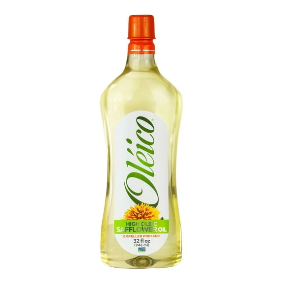 Oleico High Oleic Safflower Oil Bottle, 32 fl oz