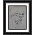 thumbnail image 1 of Oleksandr Bogomazov 2x Matted 20x24 Black Ornate Framed Art Print 'Portrait of a man', 1 of 2