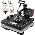 thumbnail image 1 of Olenyer 15"x15" Heat Press Machine 6 in 1 Bundle T Shirt Printing Swing Away Pressing Vinyl Sublimation HTV Hot Teflon Transfer Craft Printer Combo by Tshirt Hat Tumbler Plate Mug Clothes Maker 1400W, 1 of 8
