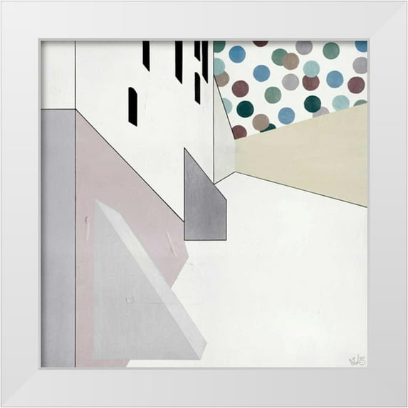 Olesen, Nicolai Kubel 15x15 White Modern Wood Framed Museum Art Print Titled - Perspektive II