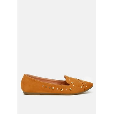 Olesia Stud Emebllished Ballet Flats
