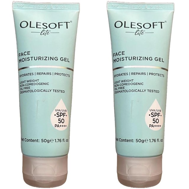 Olesoft Lite Face Moisturizing Gel, Spf 5050 Gm, Pack Of 2