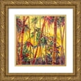 thumbnail image 1 of Oleson, Nanette 12x12 Gold Ornate Wood Framed with Double Matting Museum Art Print Titled - Bamboo Grove II, 1 of 4