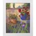 thumbnail image 1 of Oleson, Nanette 15x18 White Modern Wood Framed Museum Art Print Titled - Geranium Awakening, 1 of 4