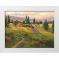 thumbnail image 1 of Oleson, Nanette 32x25 White Modern Wood Framed Museum Art Print Titled - Vineyard Tapestry III, 1 of 4
