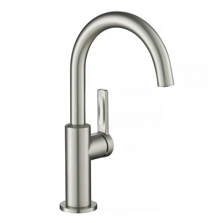 Oletto Single Handle Kitchen Bar Faucet in Spot Free Stainless Steel