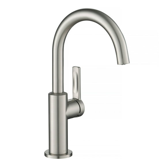 Oletto Single Handle Kitchen Bar Faucet in Spot Free Stainless Steel