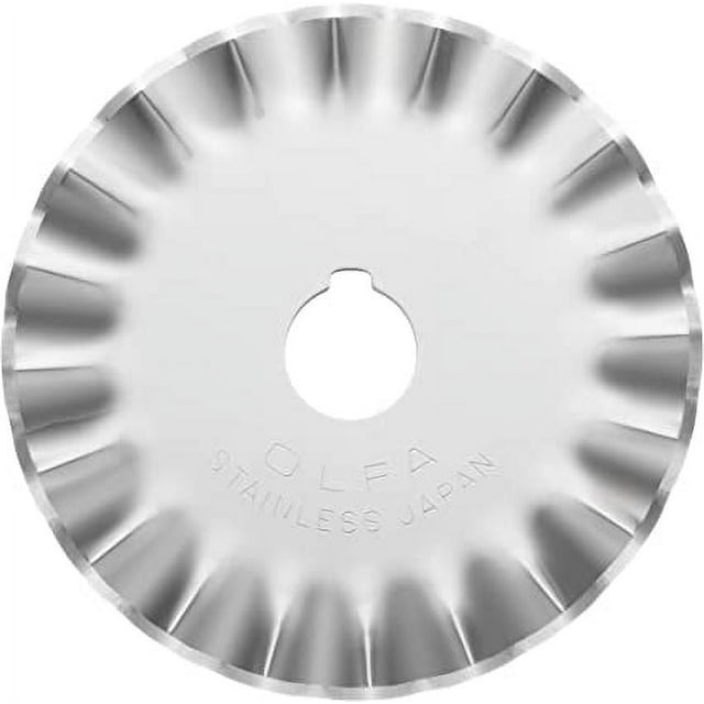 Olfa 45mm Rotary Blade Stainless Steel Pinking