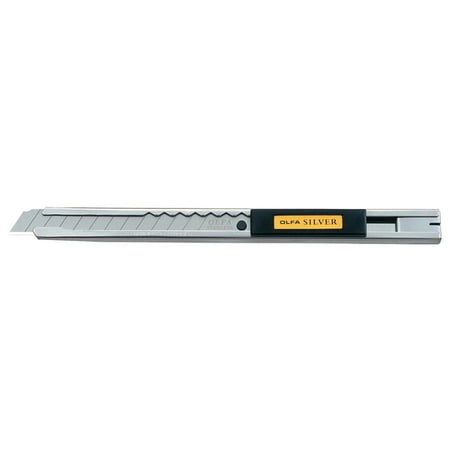 Olfa Stainless Steel Slide-Lock Knife With Snap Off Blades