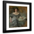 thumbnail image 1 of Olga Boznanska 12x14 Black Modern Framed Museum Art Print Titled - Portrait of Elza Krauze (1912), 1 of 5