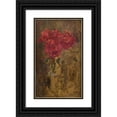 thumbnail image 1 of Olga Boznanska 12x18 Black Ornate Wood Framed Double Matted Museum Art Print Titled - Study of Flowers (1930), 1 of 5