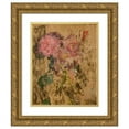 thumbnail image 1 of Olga Boznanska 15x18 Gold Ornate Wood Frame and Double Matted Museum Art Print Titled - Flowers (After 1930), 1 of 4