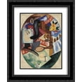 thumbnail image 1 of Olga Rozanova 2x Matted 20x24 Black Ornate Framed Art Print 'The Barbershop', 1 of 2