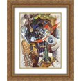 thumbnail image 1 of Olga Rozanova 2x Matted 20x24 Gold Ornate Framed Art Print 'Pub (Auction)', 1 of 2