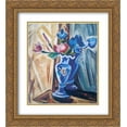 thumbnail image 1 of Olga Rozanova 2x Matted 20x24 Gold Ornate Framed Art Print 'Vase', 1 of 2