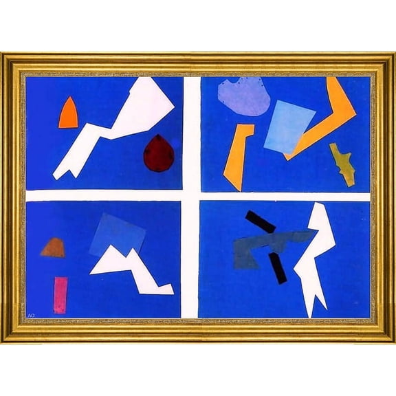 Olga Rozanova Universal War - 16" x 24" Framed Premium Canvas Print