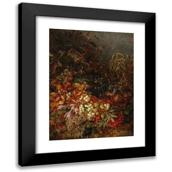 Olga Wisinger-Florian 19x24 Black Modern Framed Museum Art Print Titled - October