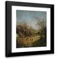 thumbnail image 1 of Olga Wisinger-Florian 20x24 Black Modern Framed Museum Art Print Titled - Dilapidated Cemetery in Goisern (1887), 1 of 5