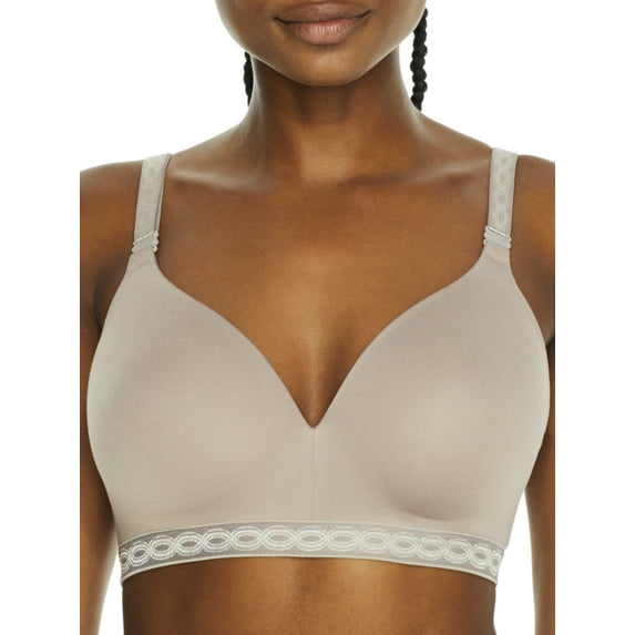 Women's Olga GM5461A Cloud 9 Wirefree Contour Bra (Mink 42D)