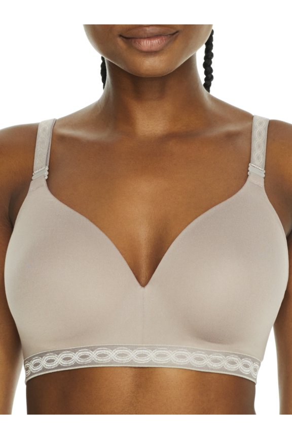 Women's Olga GM5461A Cloud 9 Wirefree Contour Bra (Mink 38DD)