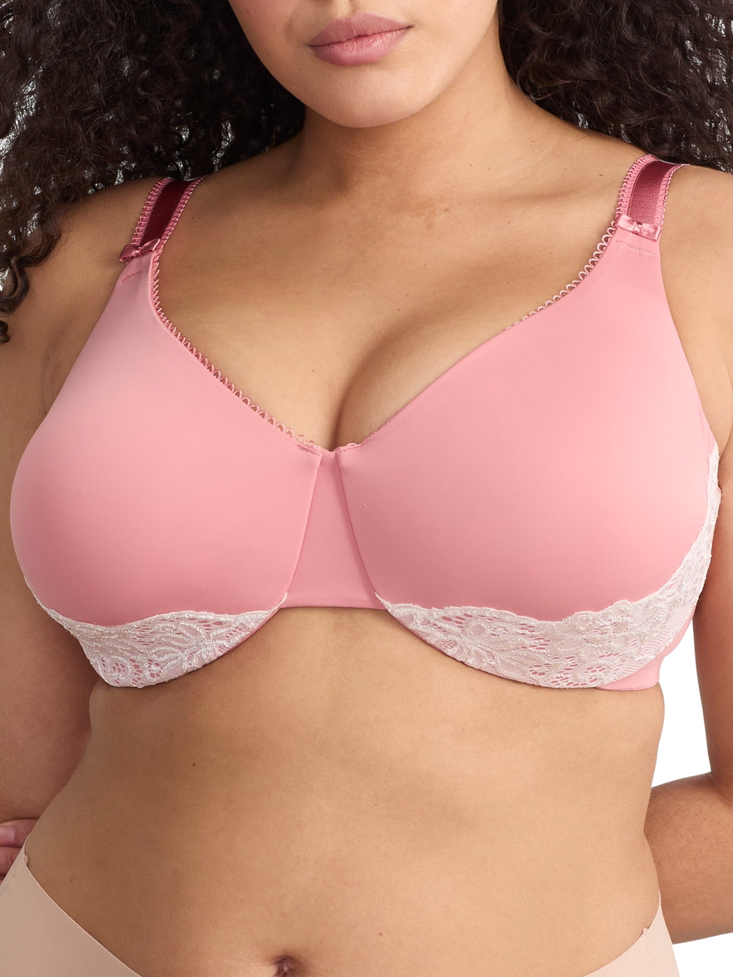Olga Luxury Lift Bra 42D Underwire Minimizer 35063 Un