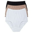thumbnail image 1 of Olga Womens Without A Stitch Microfiber Brief 3-Pack Style-23173J, 1 of 2