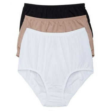 Olga Womens Without A Stitch Microfiber Brief 3-Pack Style-23173J