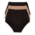 thumbnail image 1 of Olga Womens Without A Stitch Microfiber Brief 3-Pack Style-23173J, 1 of 2