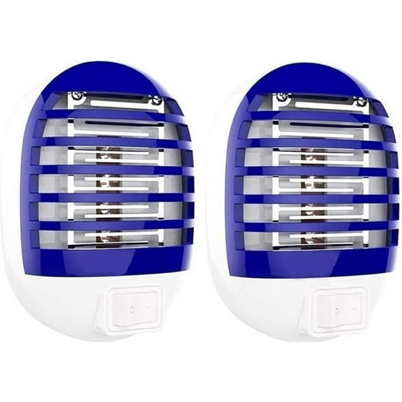 Olibuy 2 Pack Plug in Bug Zapper Indoor Mosquito Zapper, Fly Zapper Electronic Mosquito Killer with LED Light for Patio, Bedroom, Kitchen, Office